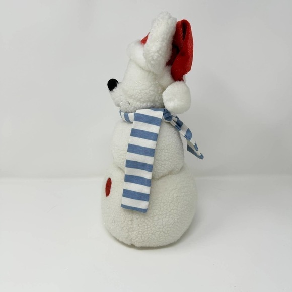 Disney Store 2001 Mickey Mouse Snowman Plush Holiday Christmas Stuffed Animal - Picture 5 of 13